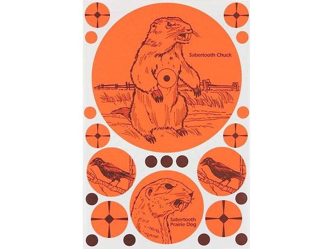 Lyman Assorted Varmint Target Dots 10PK Sheets