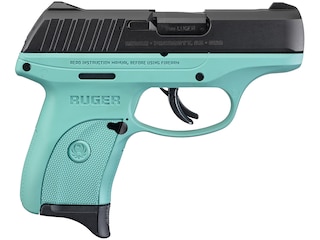 Ruger EC9s Semi-Automatic Pistol 9mm Luger 3.12" Barrel 7-Round Black Turquoise image