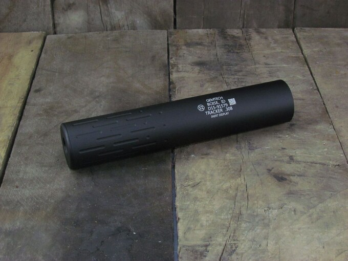 Gemtech Tracker Inert Display Suppressor 5/8"-24 Threaded Aluminum Matte