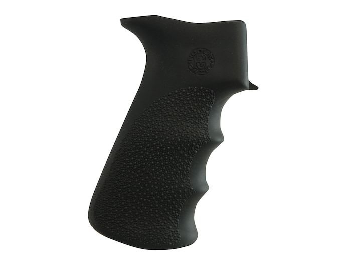 Hogue Rubber Overmolded Pistol Grip with Finger Grooves Sig 556 Synthetic Black