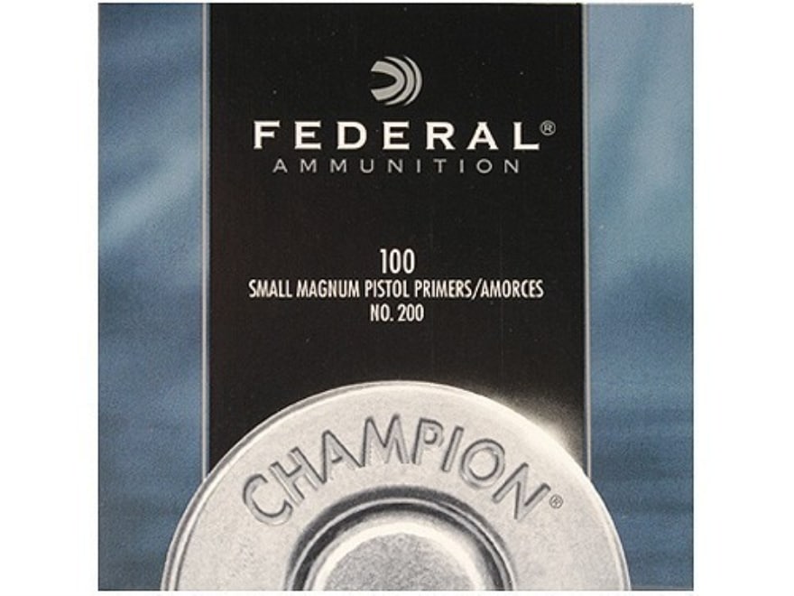 Federal Small Pistol Mag Primers #200 Box of 1000 (10 Trays of 100)