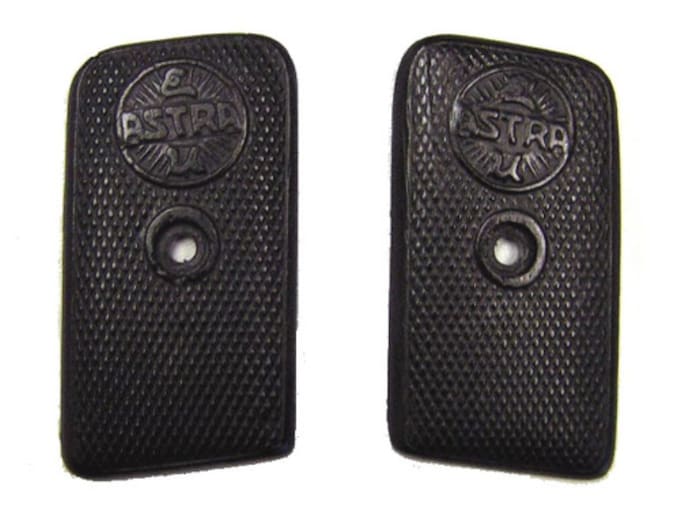 Vintage Gun Grips Astra 1924 25 ACP Polymer Black