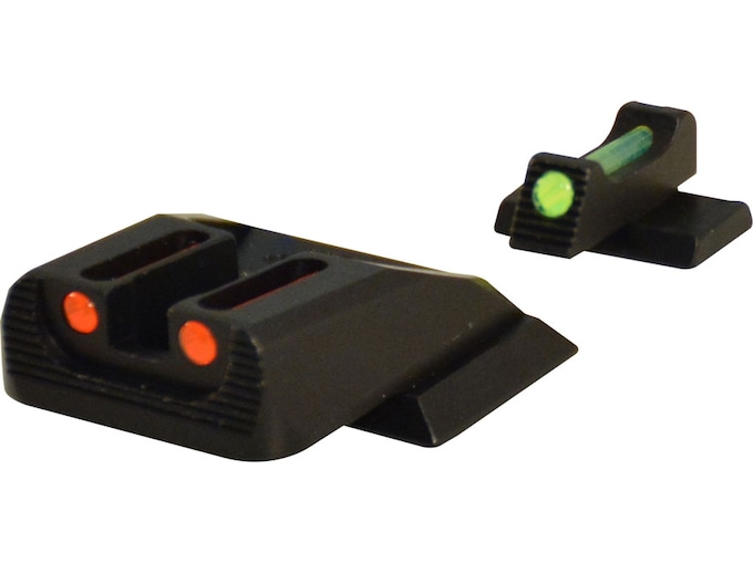 Williams Fire Sight Set Smith & Wesson M&P Aluminum Black Fiber Optic Green Front, Red Rear