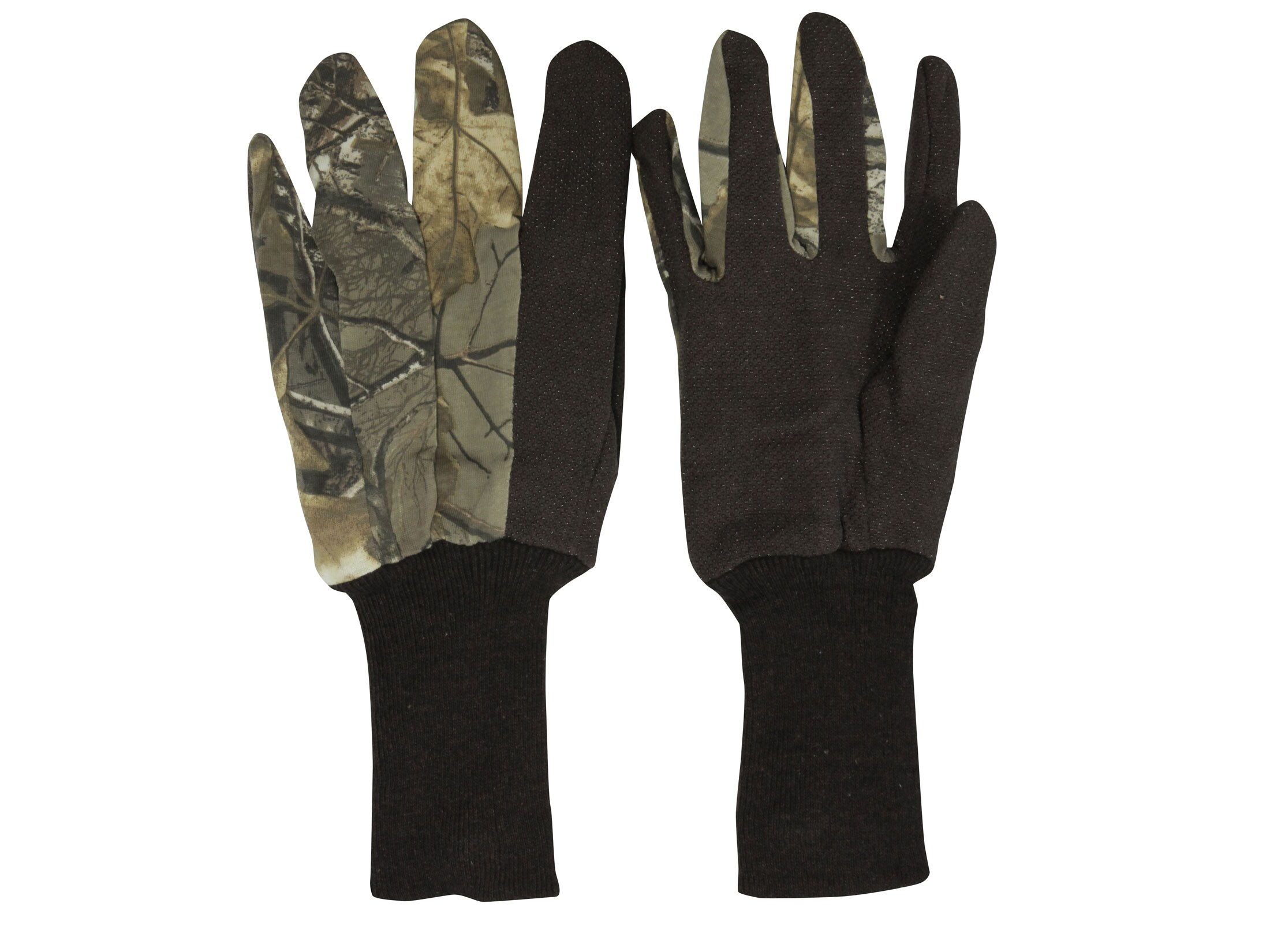 camo cotton jersey gloves