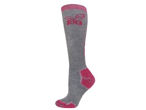 Ladies merino wool welly socks