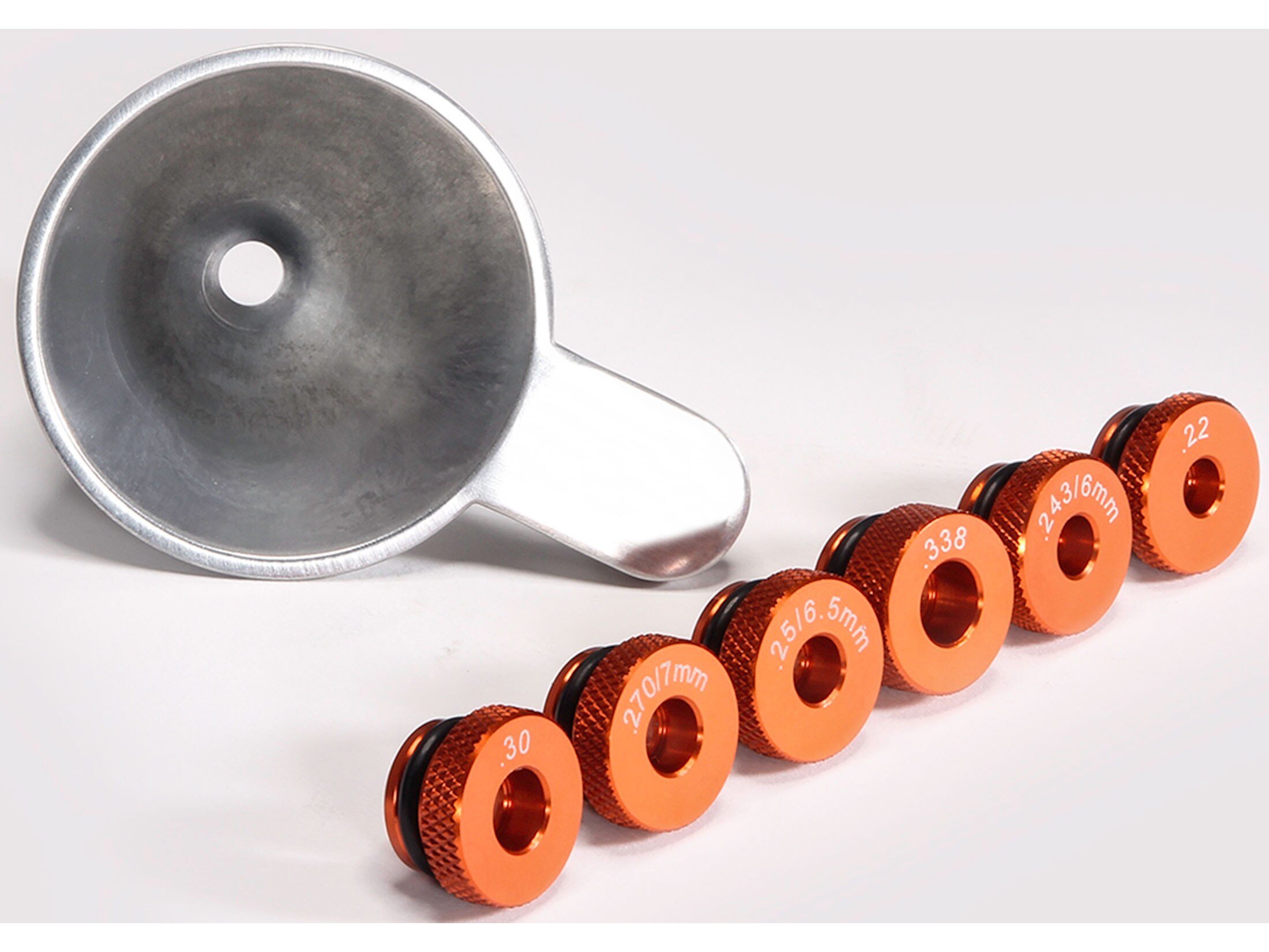 thumbnail image 2 of MK Machining Precision Rifle Funnel Set – Anti-Static & Built For Reloading 2 of 3