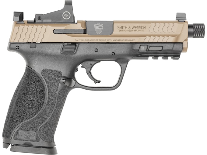 Smith & Wesson M&P 9 M2.0 Optics Ready Spec Series Kit Semi-Automatic Pistol 9mm Luger 4.25" Barrel 17-Round Flat Dark Earth Black