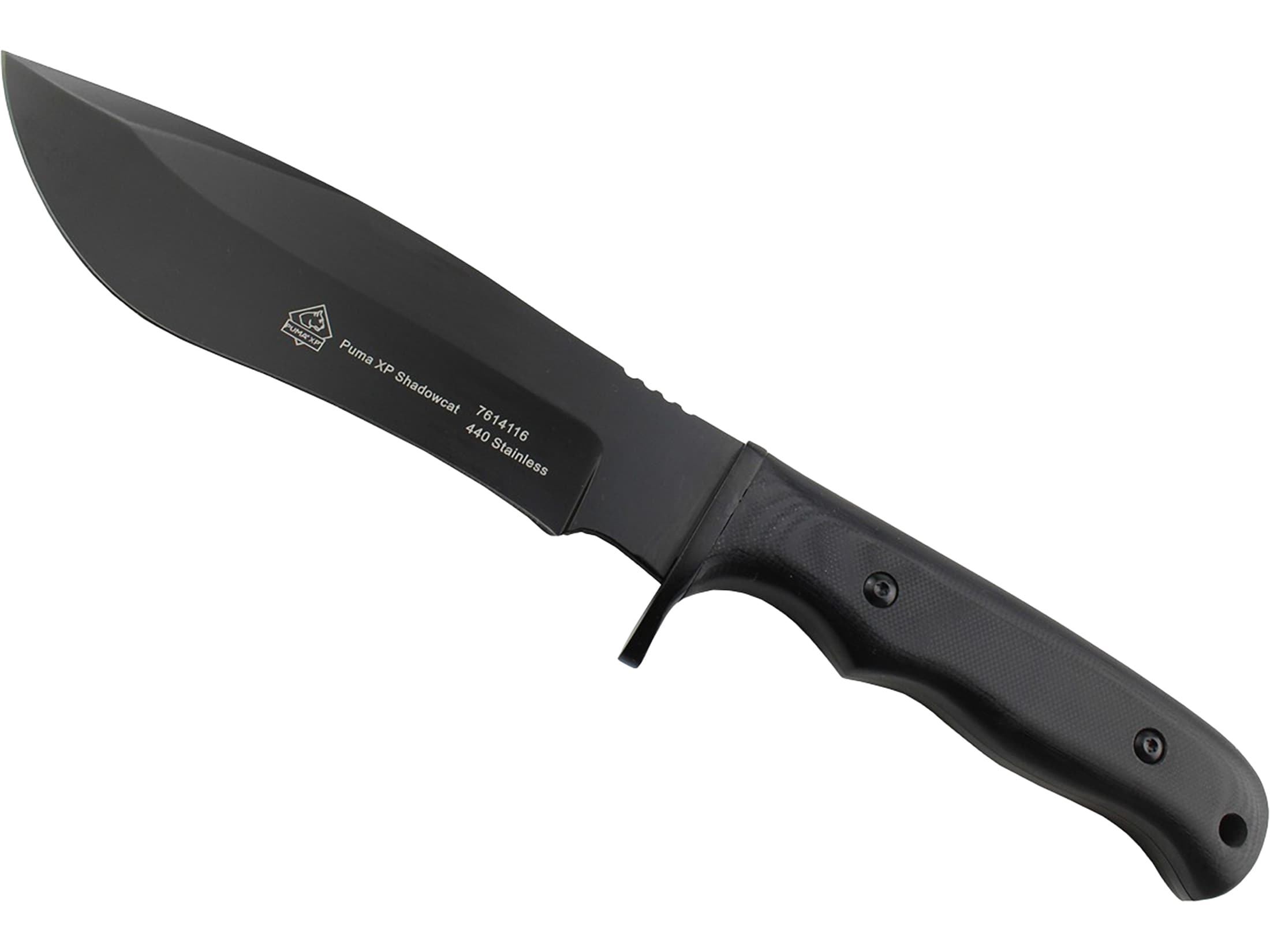 PUMA XP Shadowcat ZX Fixed Blade Knife 7 Recurve 440 Black Blade G-10