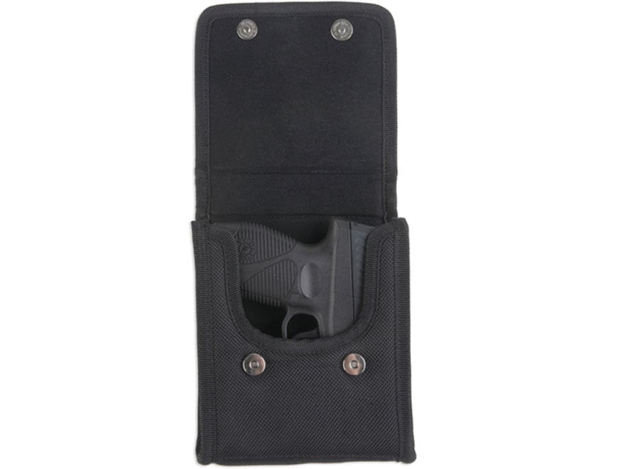 USA Made Dual Phone Holster Carries 2 MEDIUM Phones - Black Leather  Vertical Pouch Case with Executive