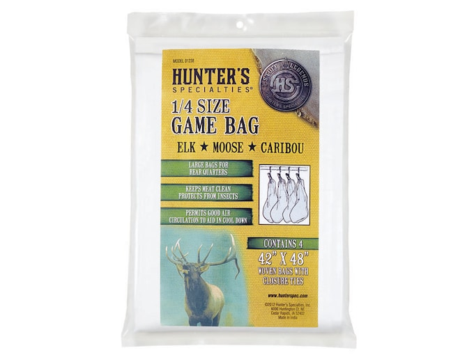Hunter's Specialties Big Game Meat Bag Polyester 4PK