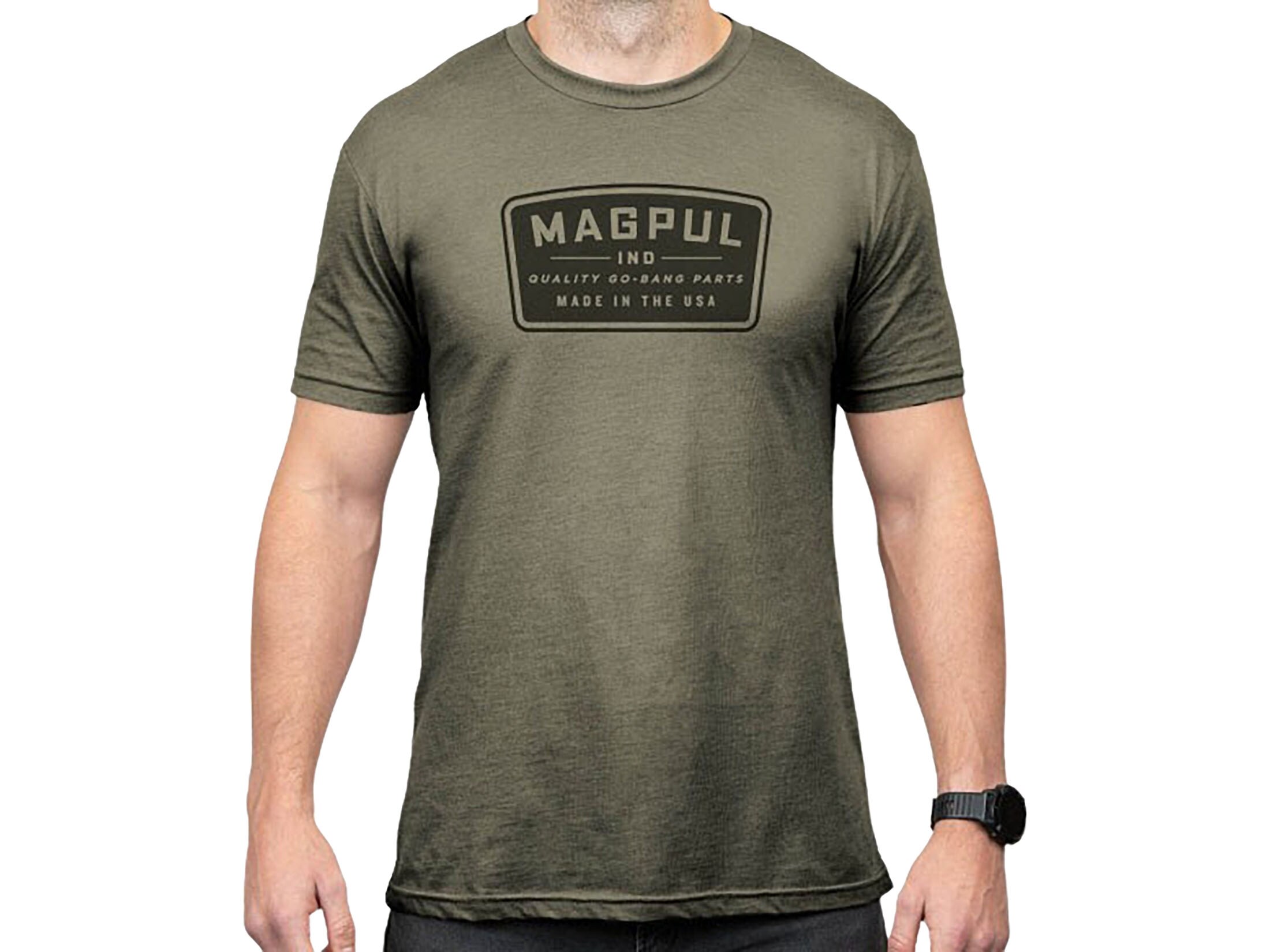 Magpul Men’s Go Bang Parts Patch CVC Short Sleeve Crew Neck T Shirt