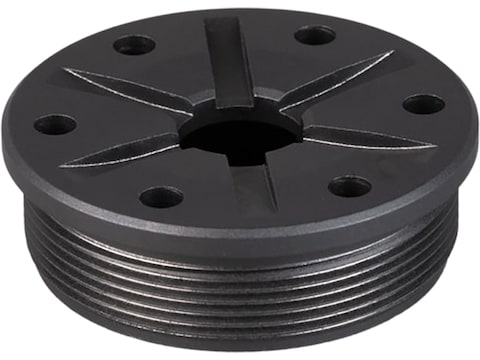 SilencerCo Bravo Flat Front Cap SilencerCo Omega Steel Black