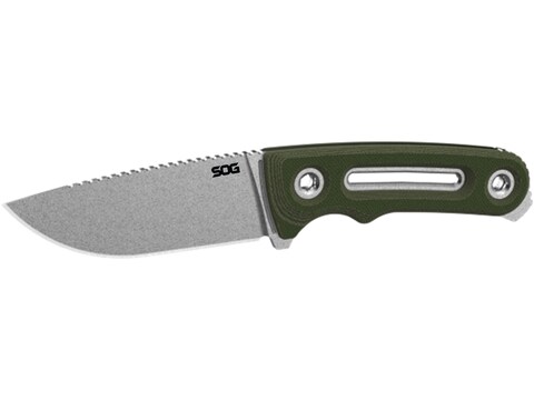 Sog Ether FX Fixed Blade Knife Green G10 Handle S35VN Plain