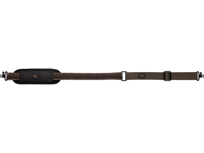 Browning Paracord Sling Swivels Nylon Brown