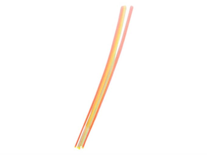 TRUGLO Replacement Fiber Optic Rod 5.5" Long Green, Orange, Red, Ruby Red, Yellow Package of 5