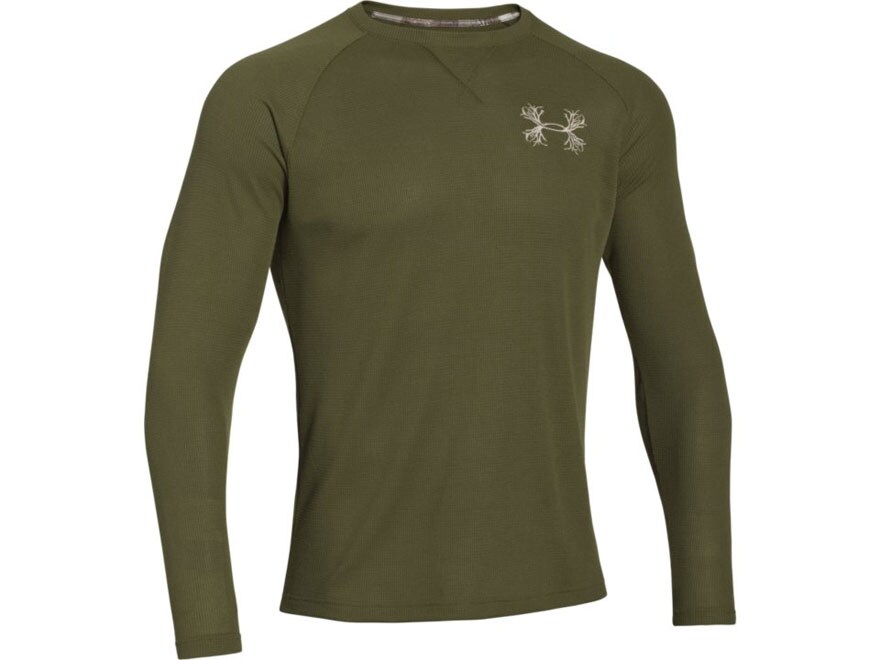 under armour coldgear waffle crew