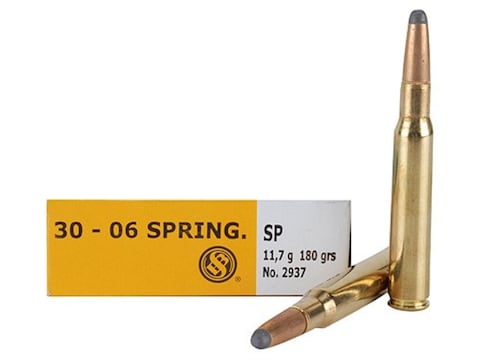 Sellier & Bellot Ammo 30-06 Springfield 180 Grain Soft Point Box of 20