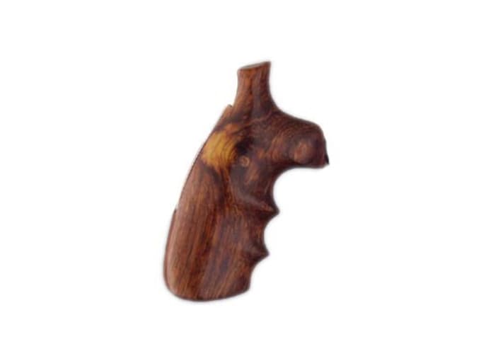 Hogue Fancy Hardwood Grips with Finger Grooves S&W N-Frame Round Butt