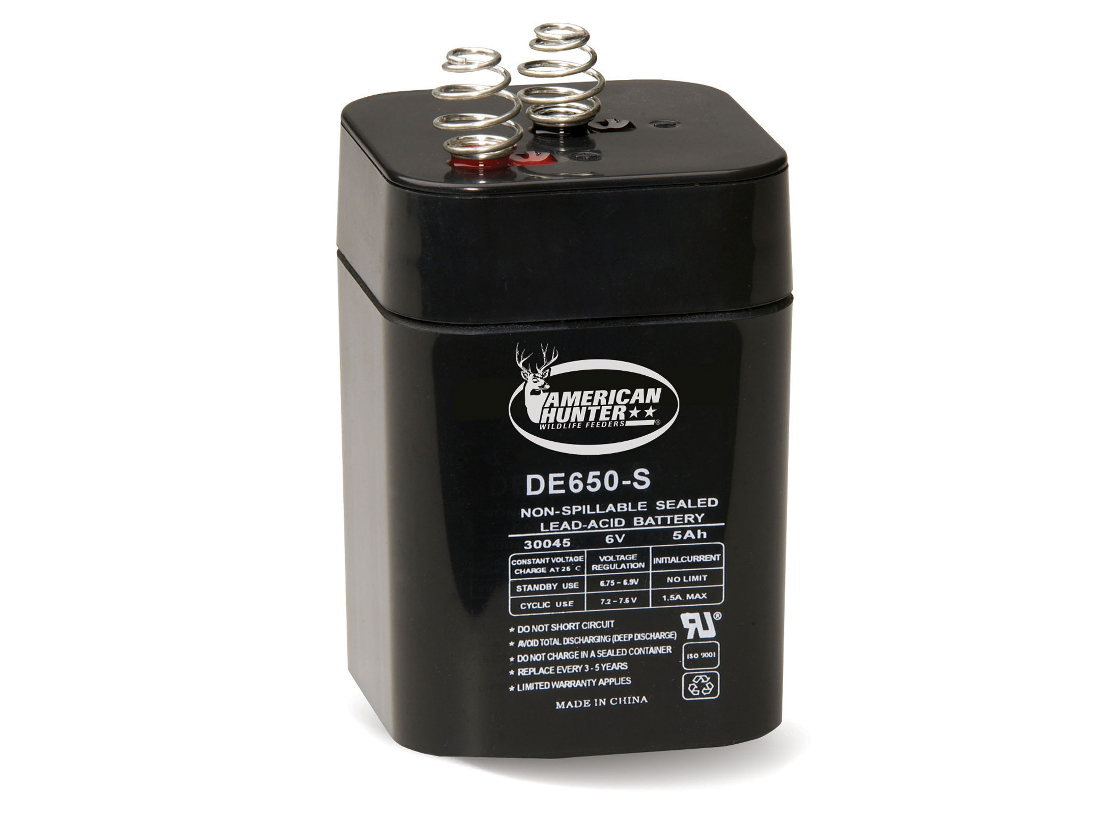6 Volt 5 AMP HR Rechargeable Lantern Battery - Clam Pack Packaging - Boss  Buck