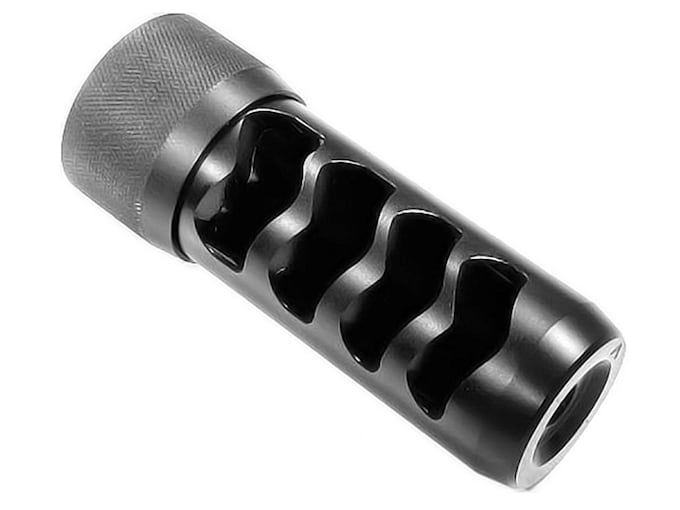 Area 419 Sidewinder Magnum Self Timing Muzzle Brake with Universal Thread Adapter Stainless Steel