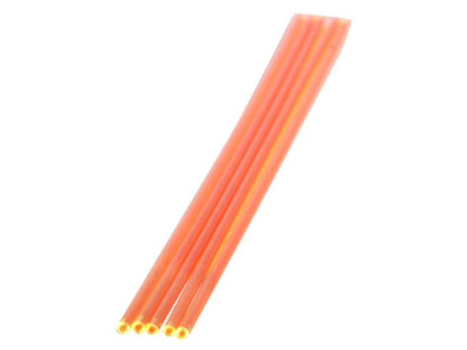 TRUGLO Replacement Fiber Optic Rod 5.5" Long Dual Color Red/Green Package of 5
