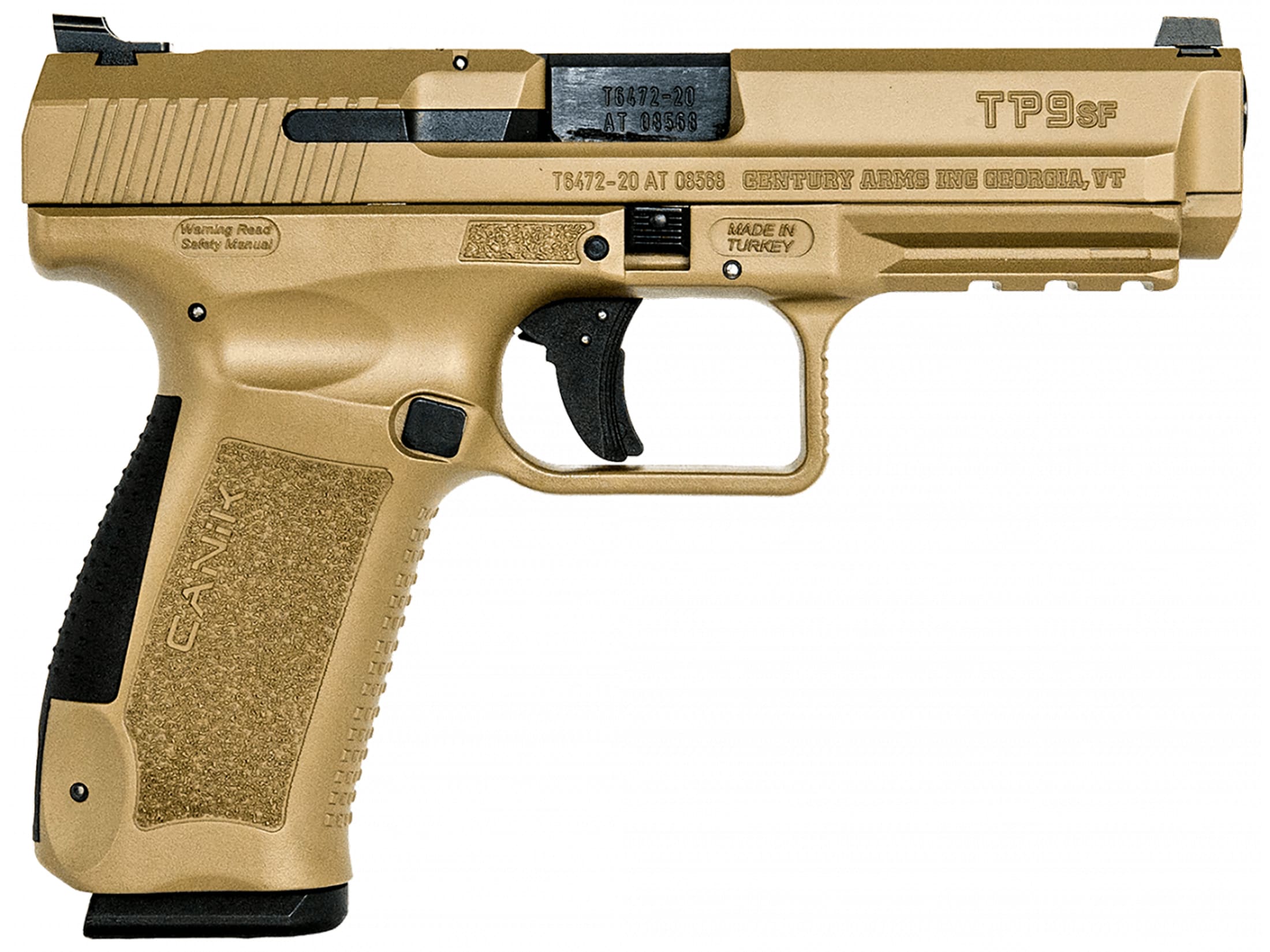 Canik TP9SF Semi-Automatic Pistol 9mm Luger 4.46 Barrel 18-Round Flat
