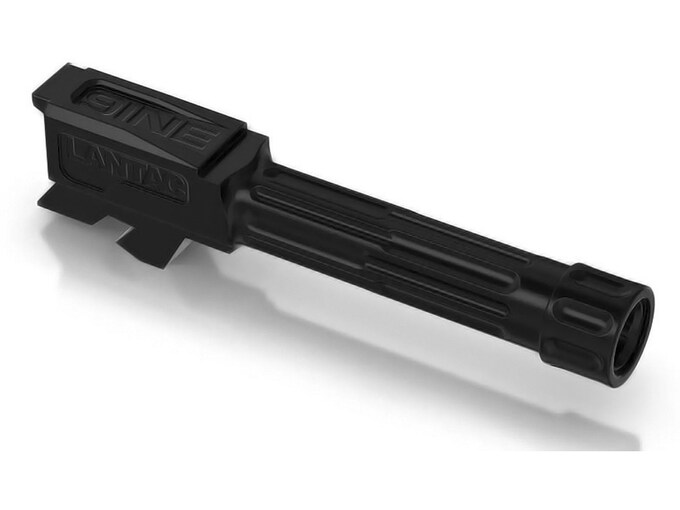 LANTAC Barrel Glock 43 Fluted 9mm Luger 1 in 10" Twist 1/2"-28 Thread Stainless Steel