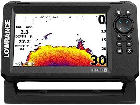 Lowrance Eagle 5 Fish Finder SplitShot HD Transducer C-MAP US Inland Lowrance Eagle 5 Fish Finder SplitShot HD Transducer C-MAP US Inland