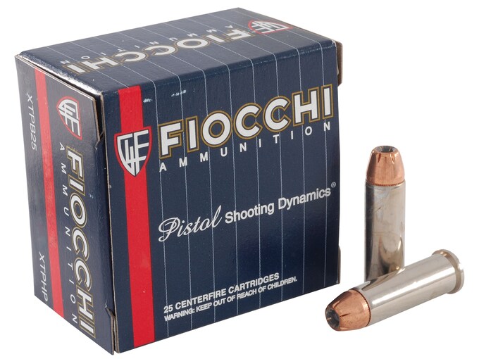 Fiocchi Extrema Ammunition 357 Magnum 158 Grain Hornady XTP Jacketed Hollow Point Box of 25