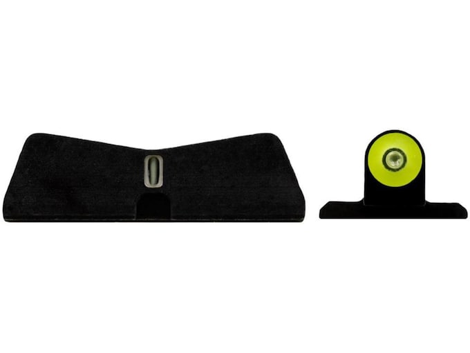 XS DXT2 Night Sight Set Bersa BP9CC Big Dot Tritium Front, Tritium Stripe Rear Yellow