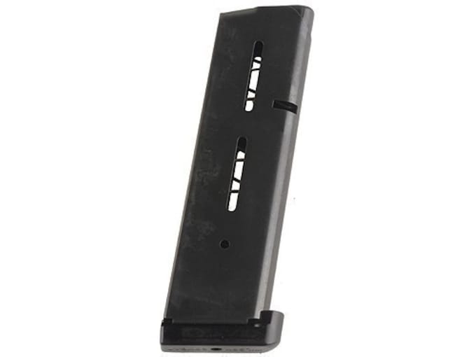 Wilson Combat Magazine 47 Series with Aluminum Base Pad 1911 Government, Commander 45 ACP 8-Round Black