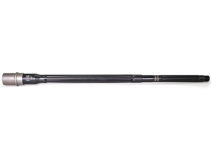 Faxon Match Series Barrel LR-308 6.5 Creedmoor 1 in 8" Twist Heavy Contour Fluted Rifle Length Gas Port 5R Rifling Stainless Steel Nitride with Nickel Teflon Extension