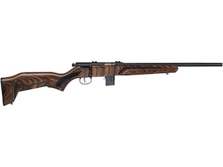 Savage Arms 93 R17 Bolt Action Rimfire Rifle 17 Hornady Magnum Rimfire (HMR) 18" Barrel Black and Natural Brown image