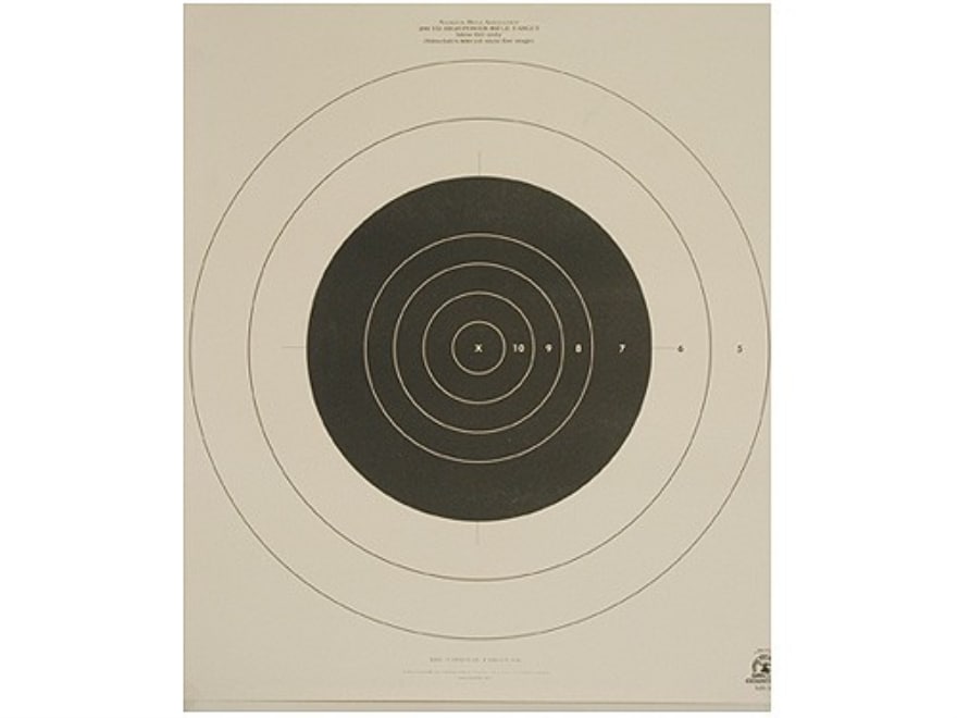 NRA Official High Power Rifle Target MR-52 200-Yard Slow Fire Paper