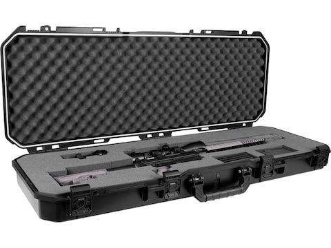 Extra Large Pistol/Accessories Case Plano All-Weather Series Black Handles