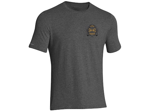 Under Armour Men's UA Fish Hook Back Crest T-Shirt Short Sleeve Cotton