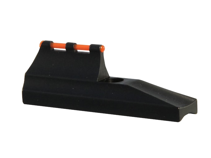 Williams Fire Sight Front Sight Ramp .634" Height Fits .650" Barrel Diameter Aluminum Black Fiber Optic Red