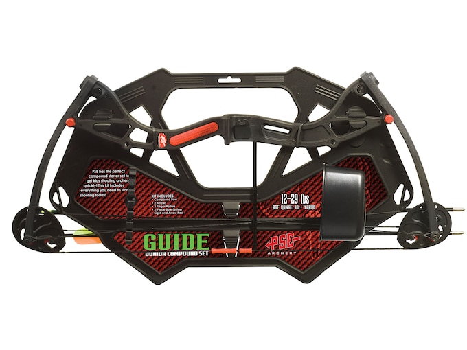 PSE Guide Youth Compound Bow Package Right Hand 12-29 lb Black
