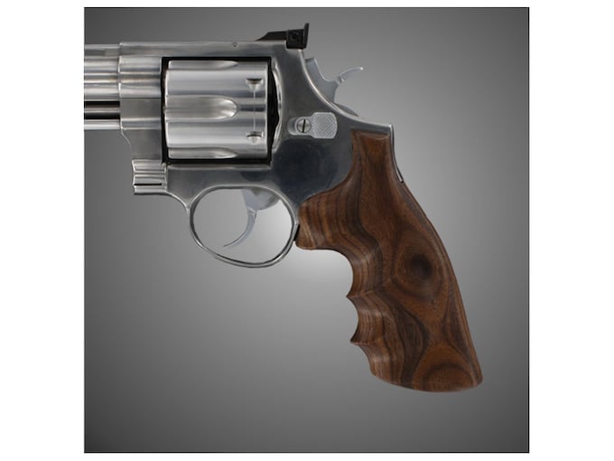 Hogue Fancy Hardwood Grips with Finger Grooves Taurus Medium and Large Frame Revolvers Square Butt