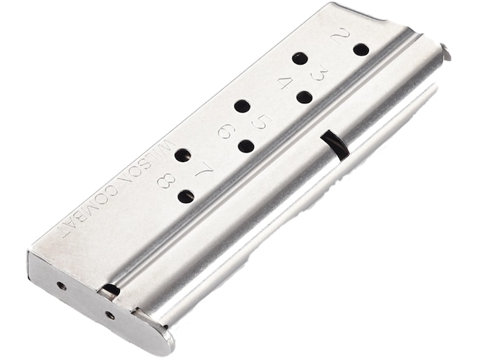 Wilson Combat 920 Series Magazine 1911 Officer 9mm Luger 8-Round Stainless Steel