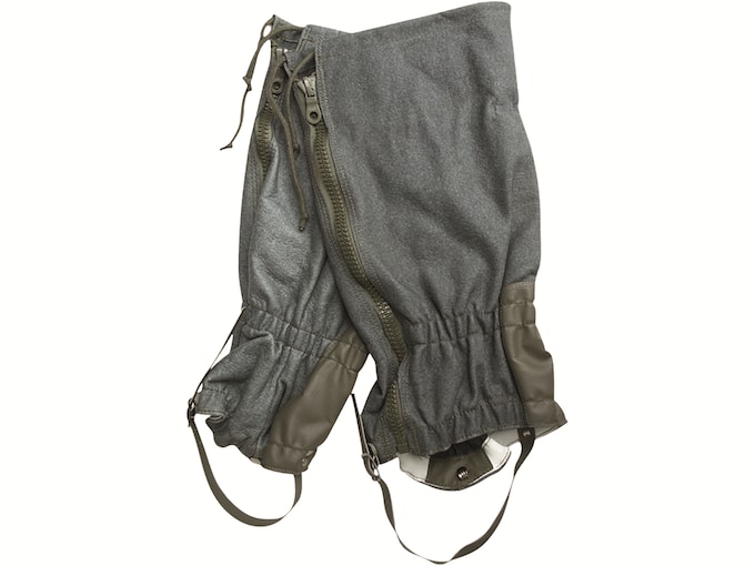 Military Surplus Swiss Mountain Gaiters Zippers Grade 1