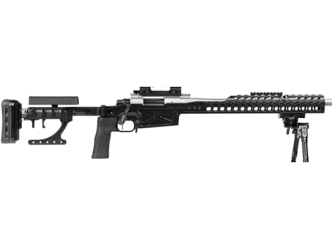 Spuhr SICS Ideal Chassis System Remington 700 Short Action Right Hand 16" ARCA Handguard Aluminum Black