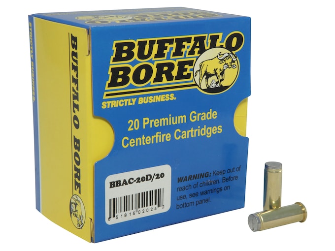 Buffalo Bore Ammo 38 Special 150 Grain Lead Wadcutter Box of 20