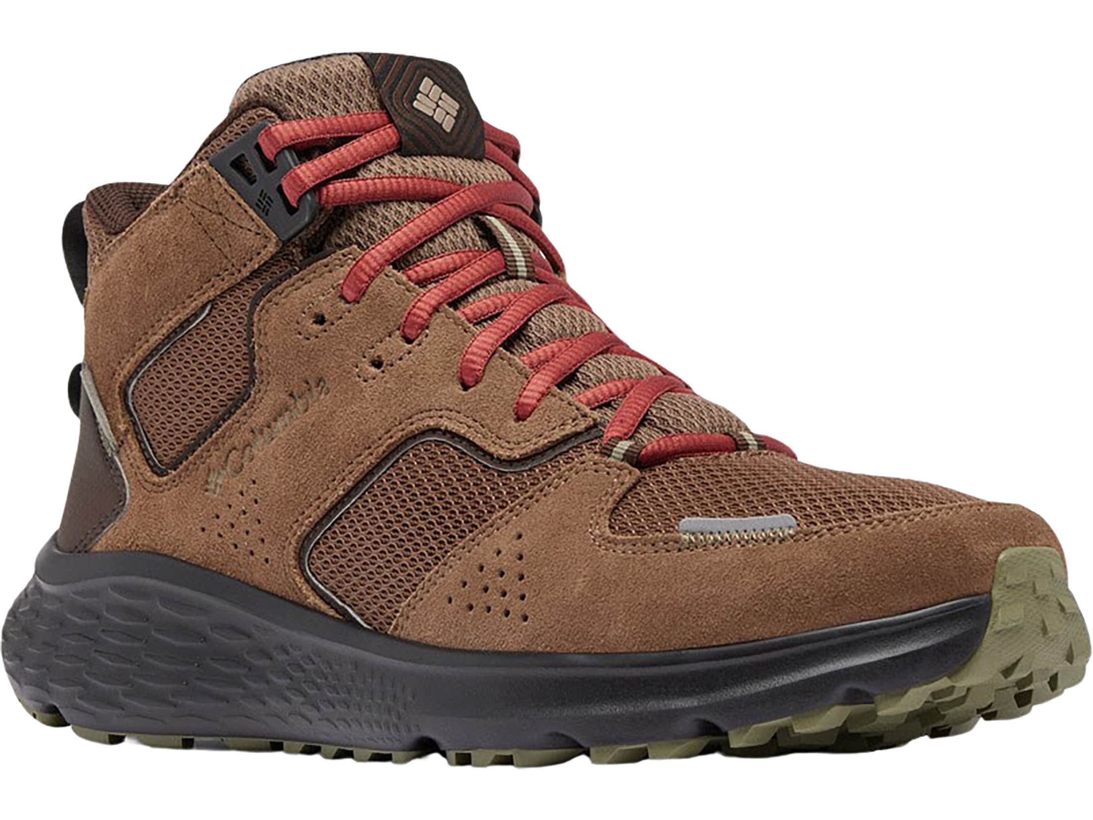 Columbia Benson Mid Hiking Shoes Synthetic Dark Brown/Spice 