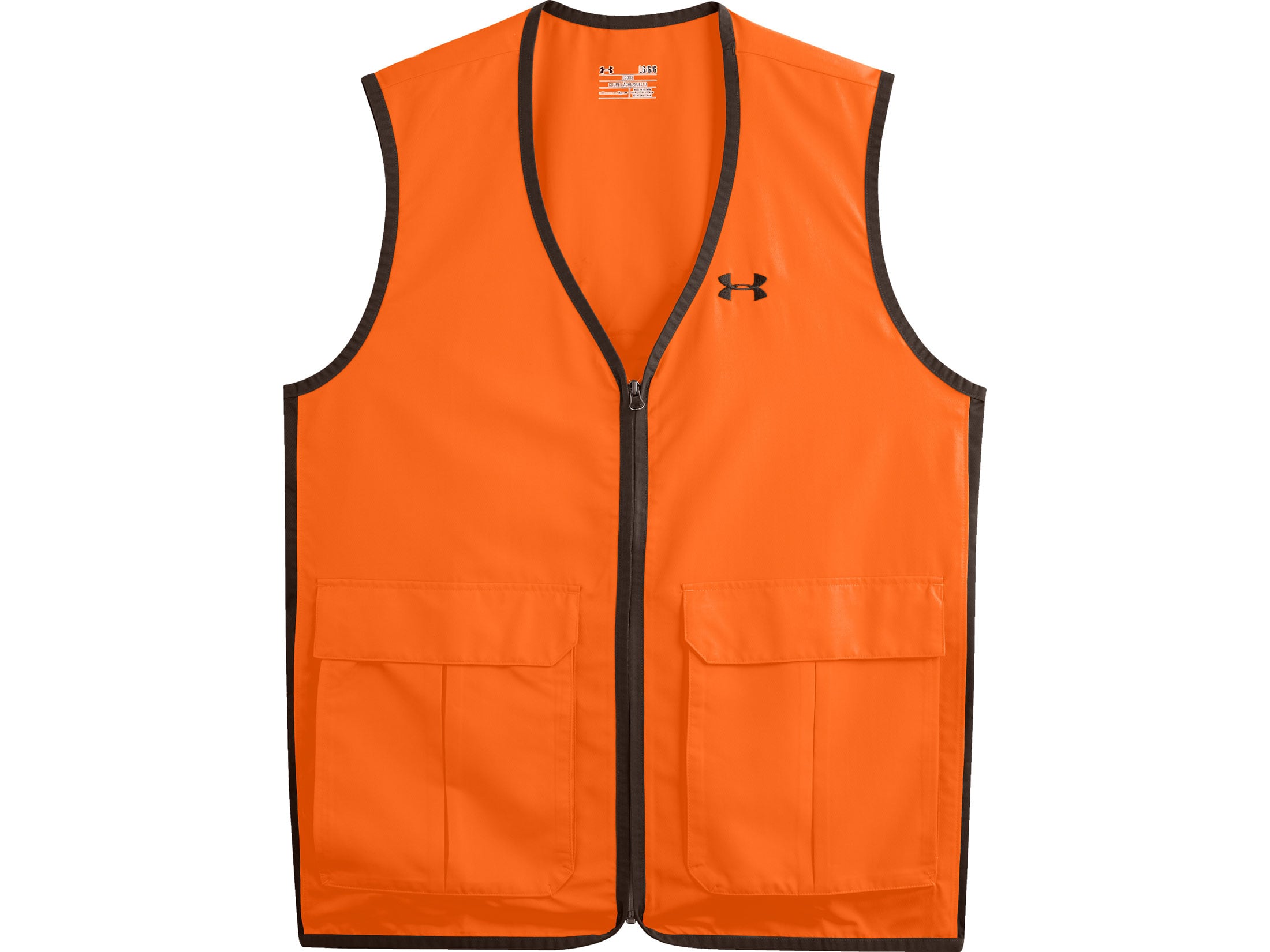 under armour blaze orange vest