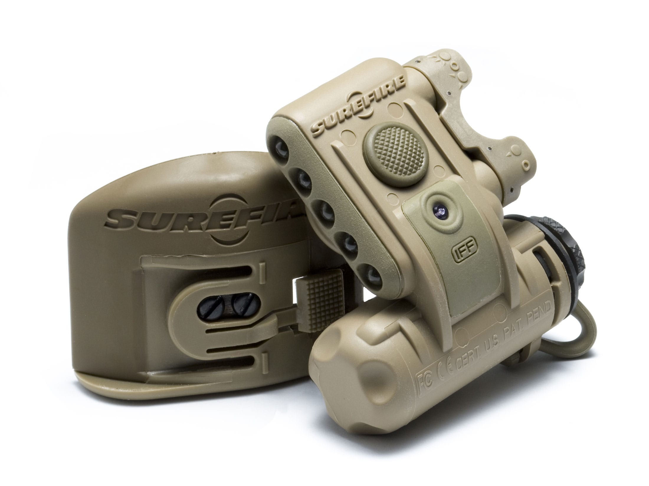 Surefire HL1-A Helmet Mounted Light Tan