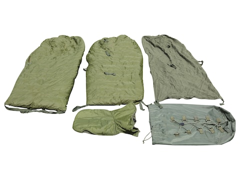 Military Surplus German Arctic Sleeping Bag System Grade 2 Green