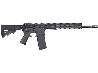 LWRC IC DI Semi-Automatic Centerfire Rifle 5.56x45mm NATO 16.1" Fluted Barrel and Black Collapsible image