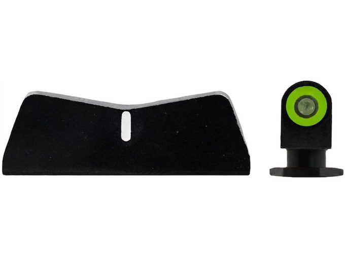XS DXW2 Night Sight Set Glock 42, 43, 43X, 48 Standard Dot Tritium Front, White Stripe Rear Green