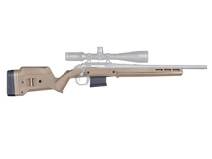 Magpul Hunter American Stock with Magazine Well and PMAG 5 7.62 AC 5-Round Magazine Ruger American Short Action Polymer